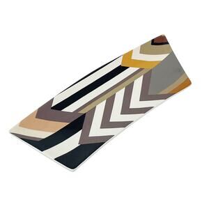 Missoni for Target Ceramic Rectangle Serving Dish Black Brown Geometric 9.5"x4"